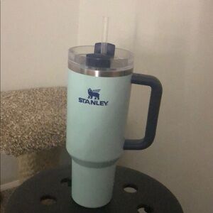 Stanley Light Blue Tumbler with Handle